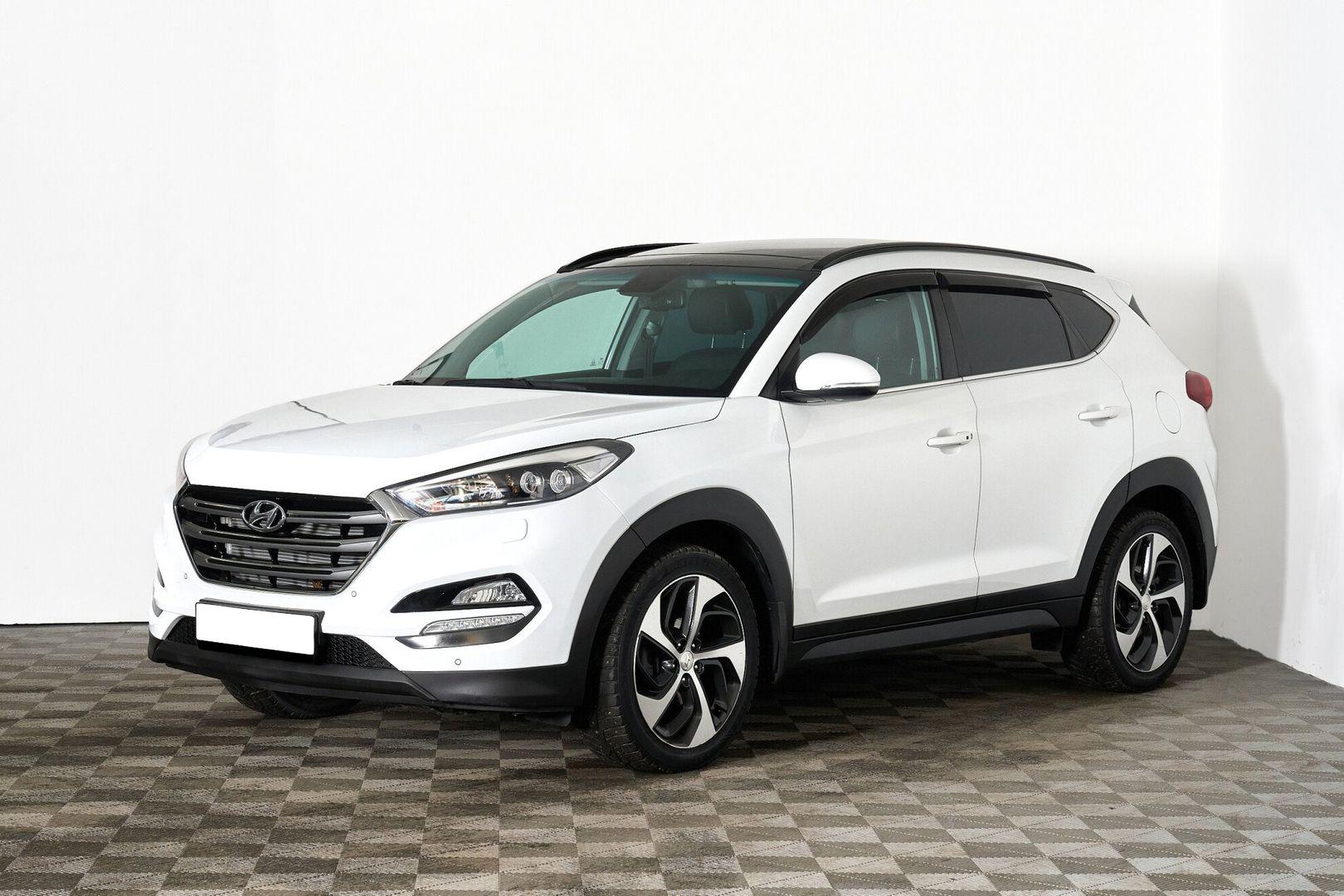 Hyundai Tucson 2018, белый