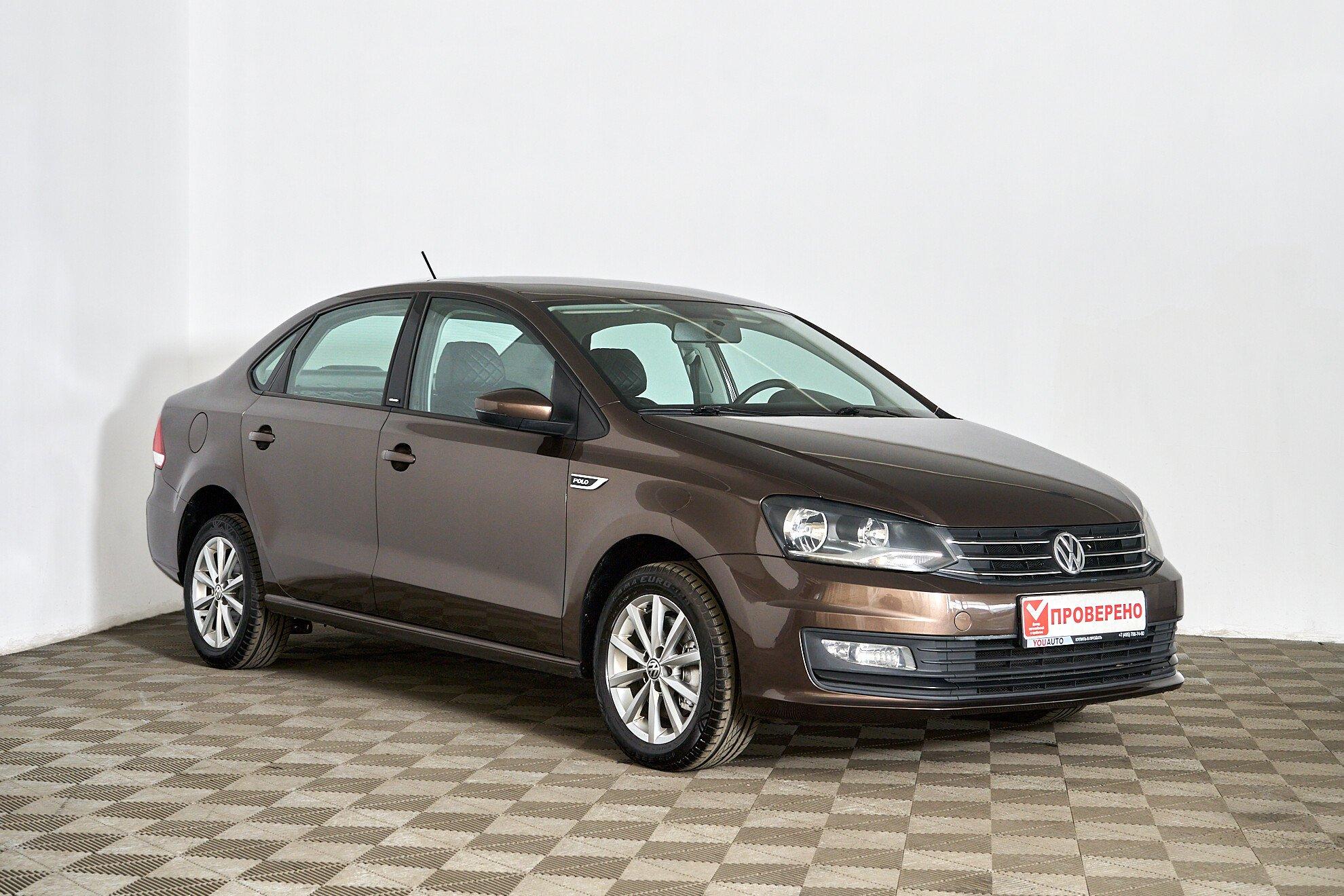 Volkswagen Polo 2019, коричневый