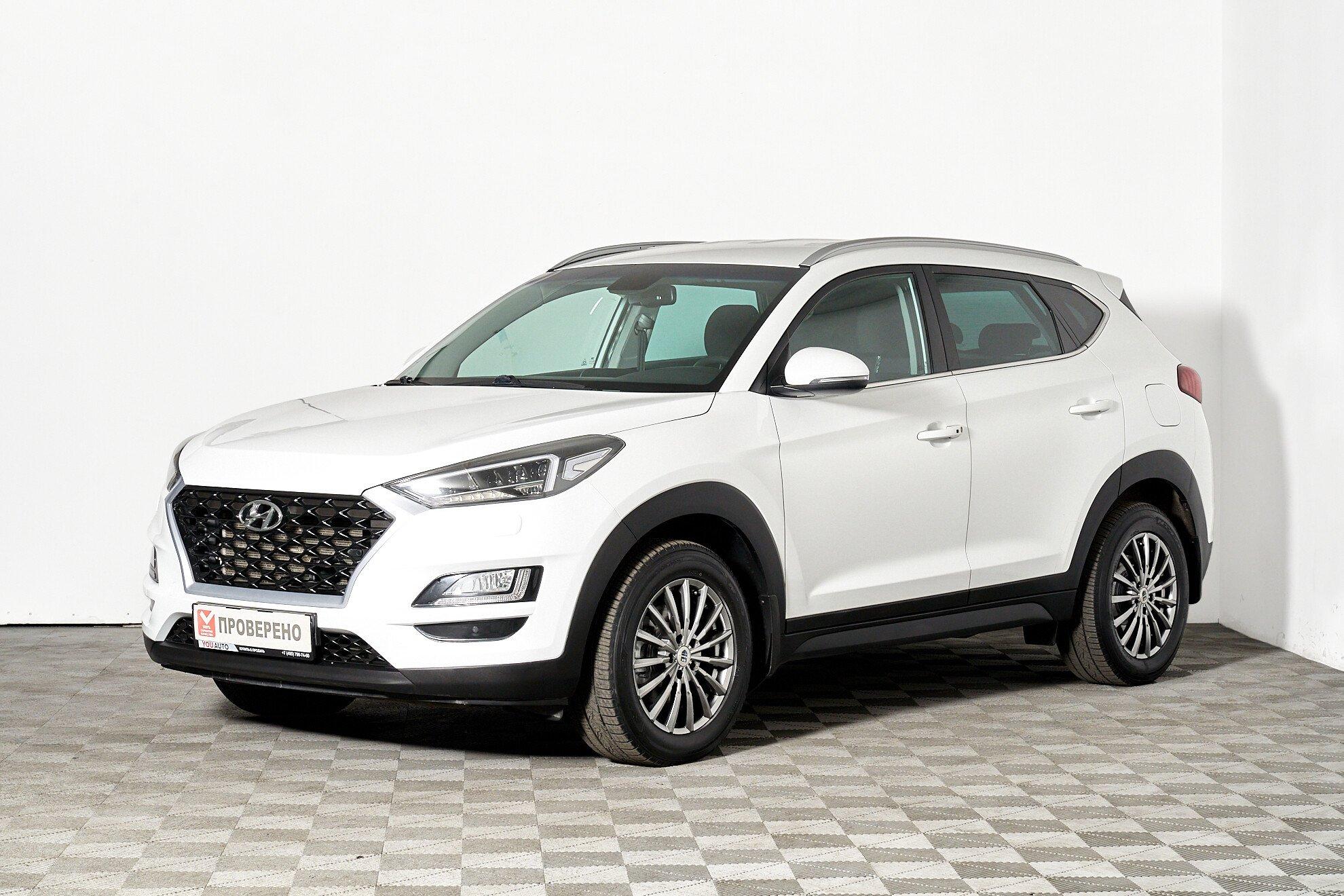 Hyundai Tucson 2018, белый