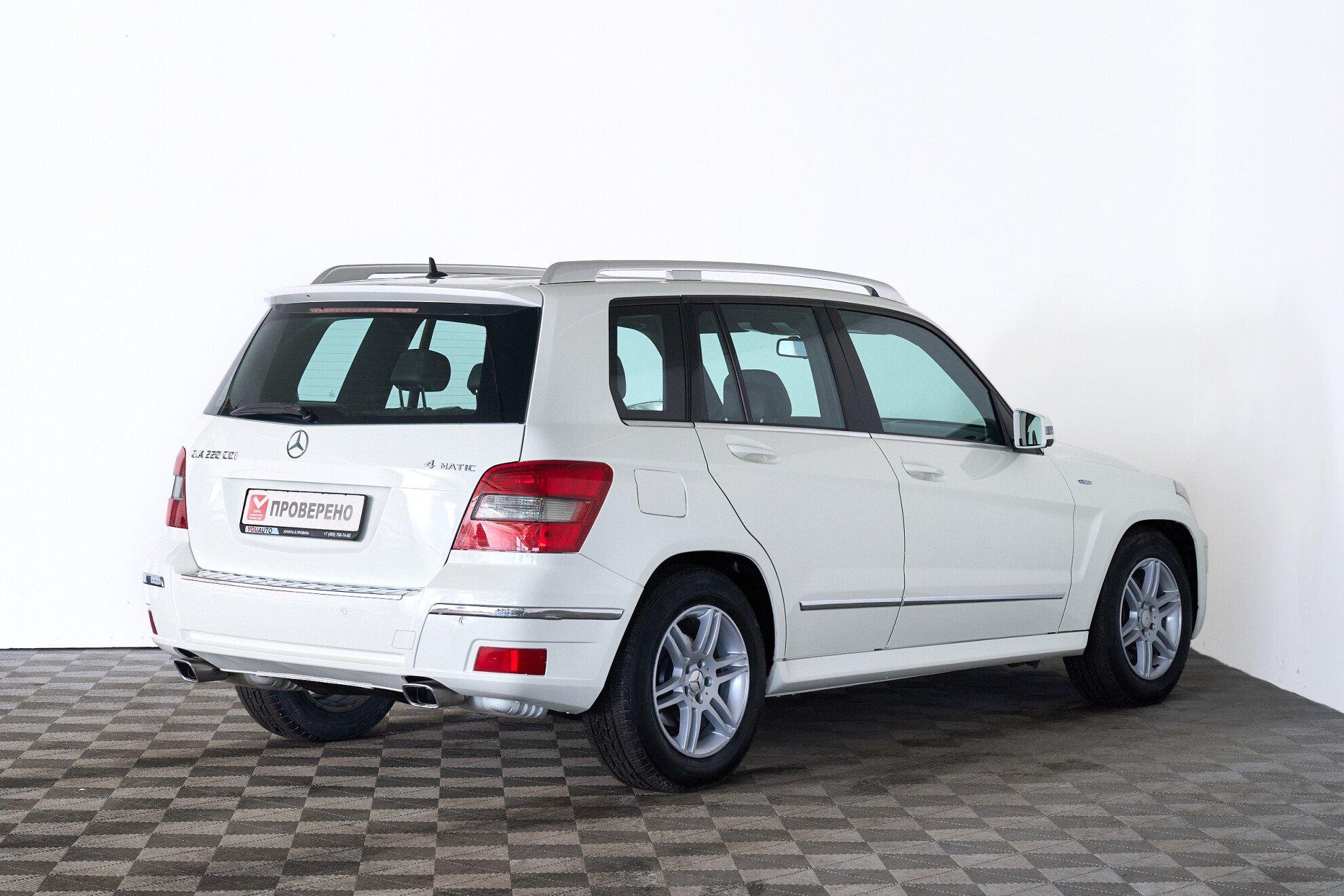 Mercedes-Benz GLK-Класс 2012, белый