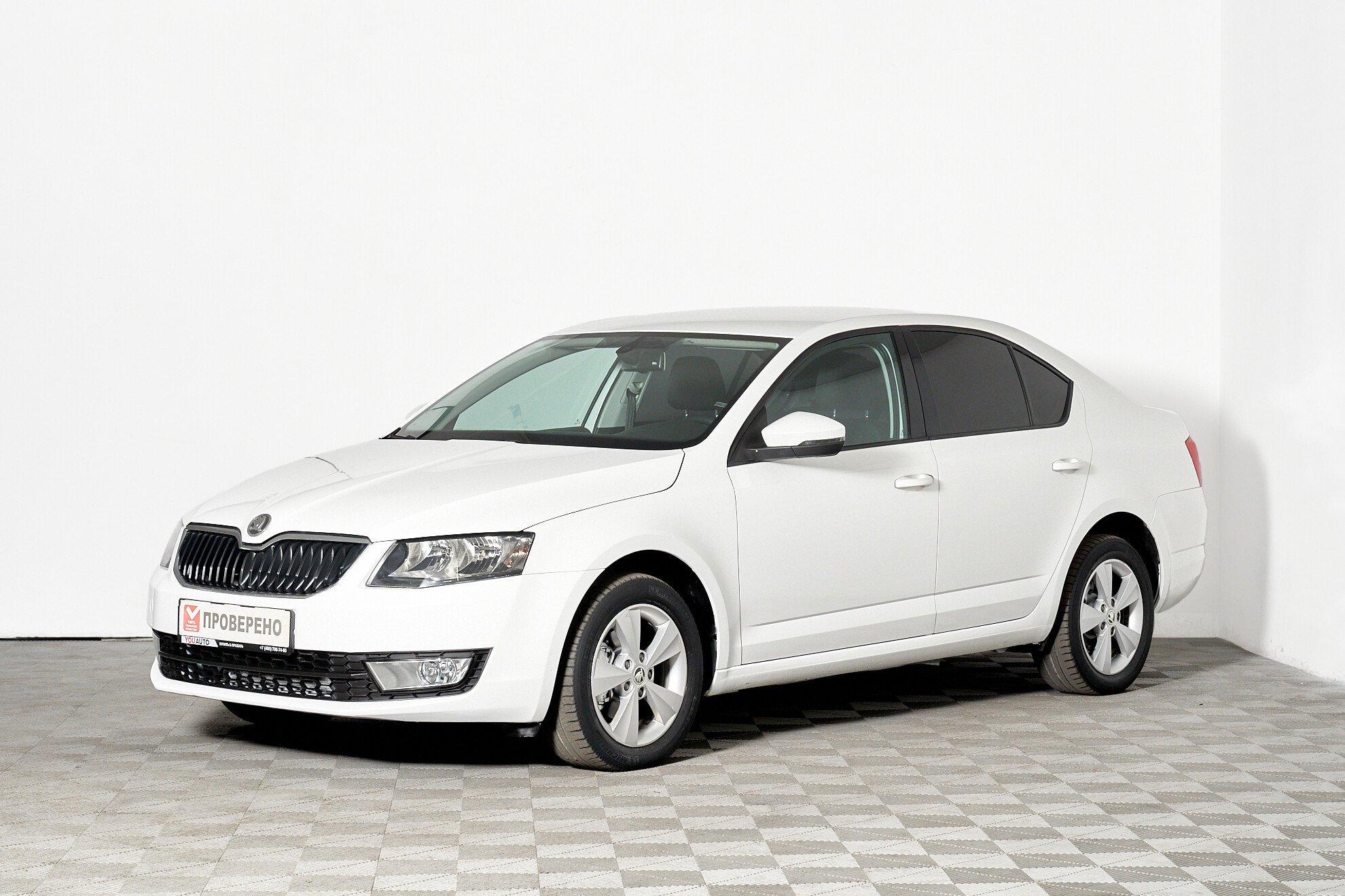 Skoda Octavia 2014, белый