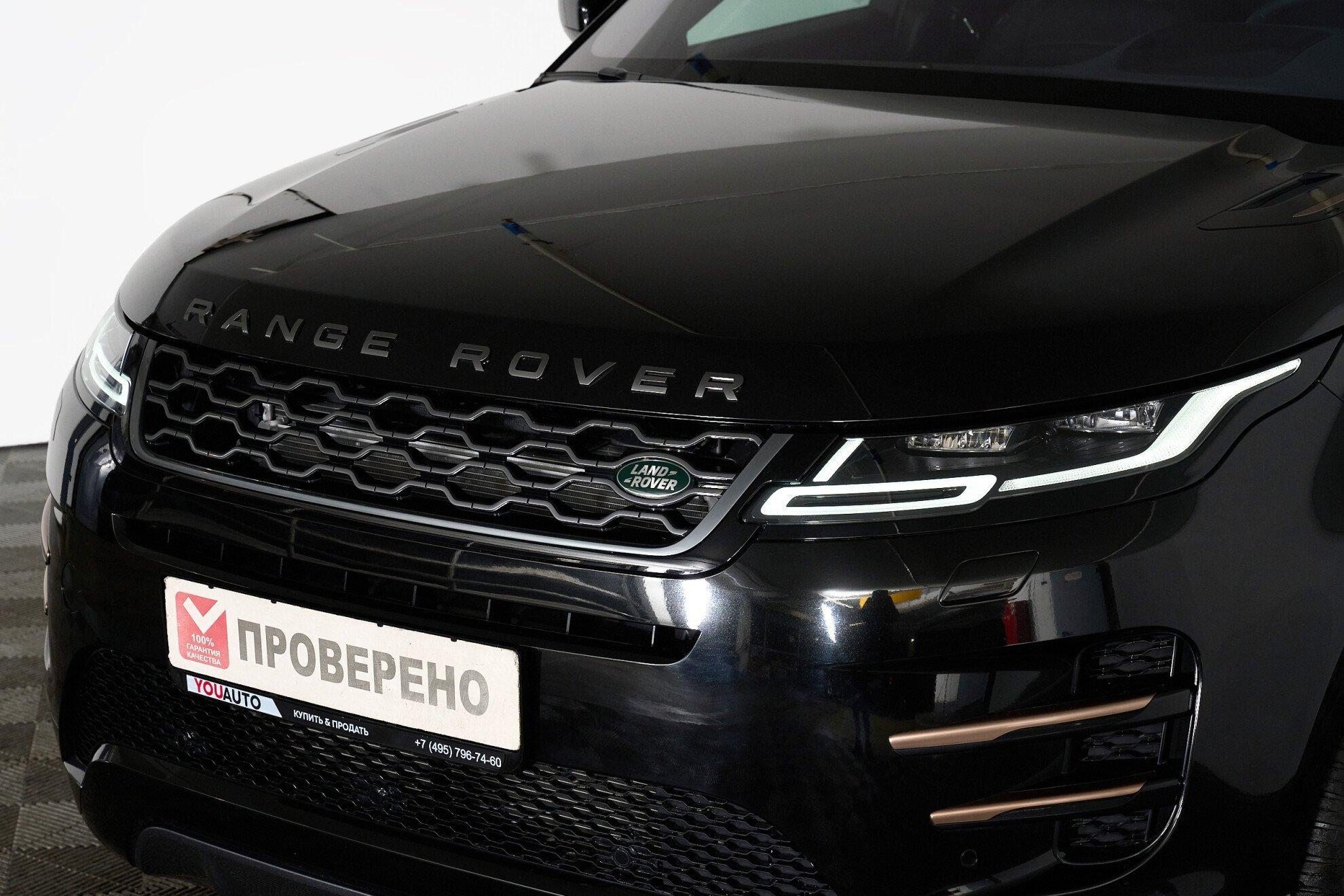 Land Rover Range Rover Evoque 2019, черный