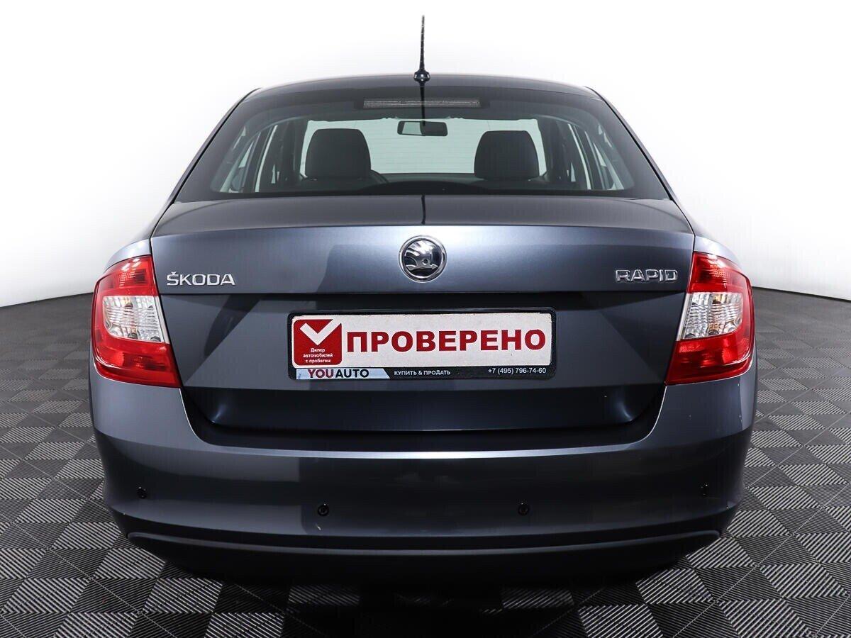 Skoda Rapid 2017, серый