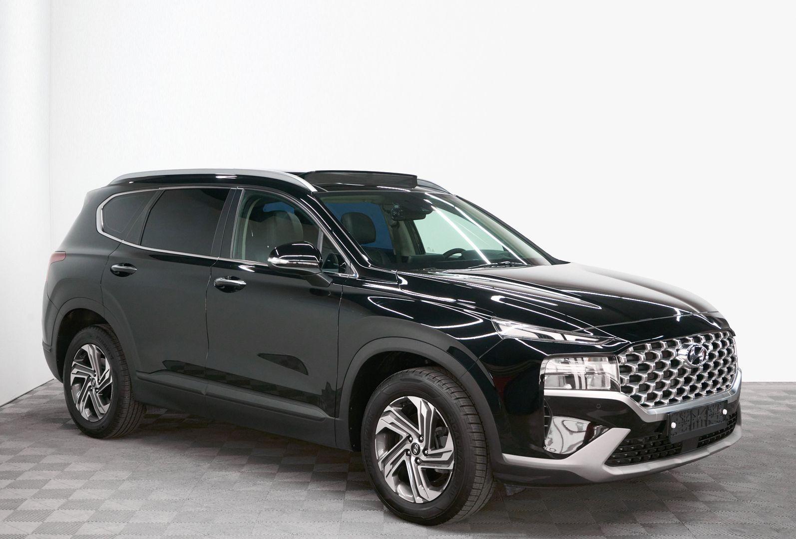 Hyundai Santa Fe 2020, черный
