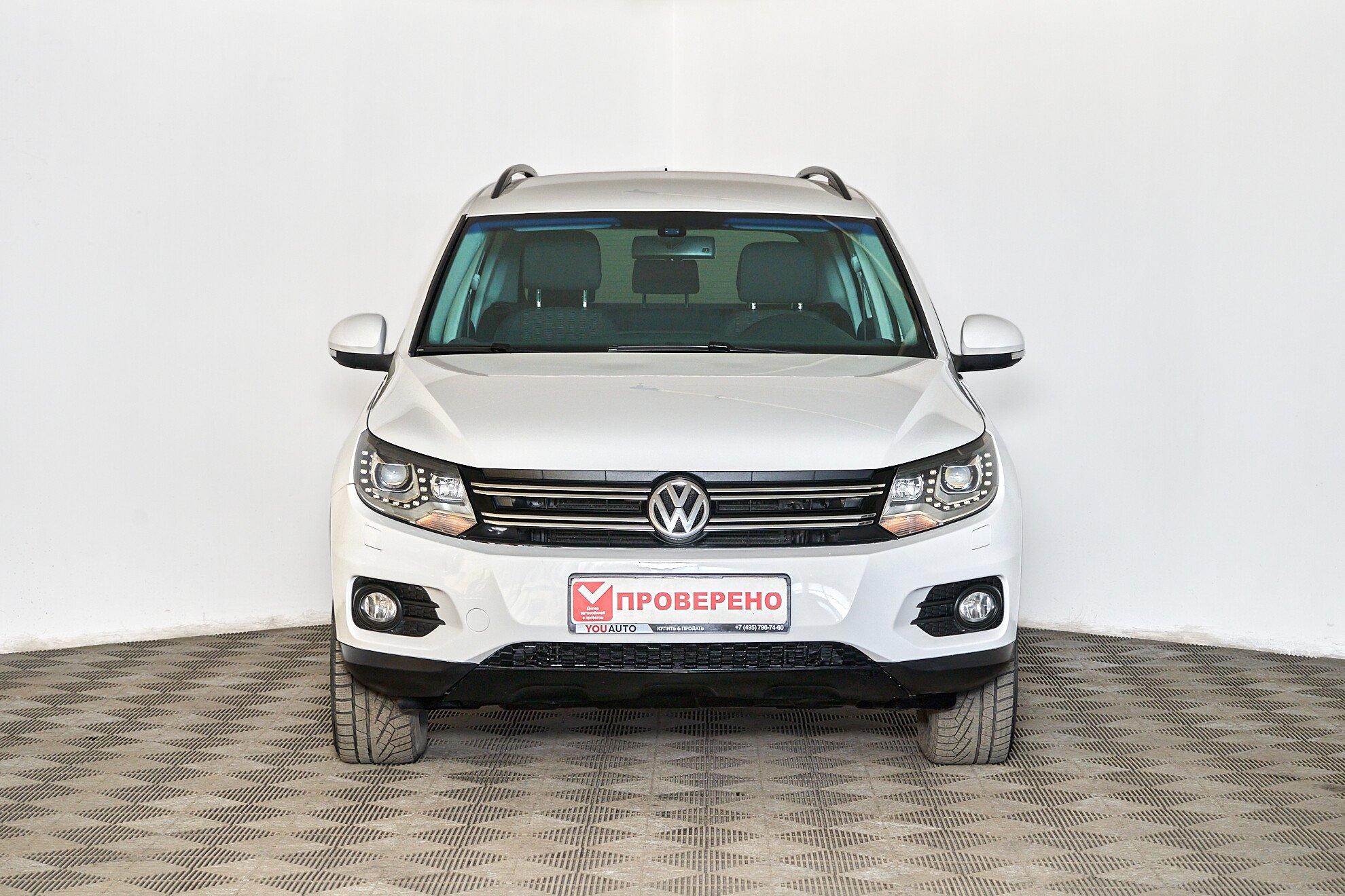 Volkswagen Tiguan 2014, белый