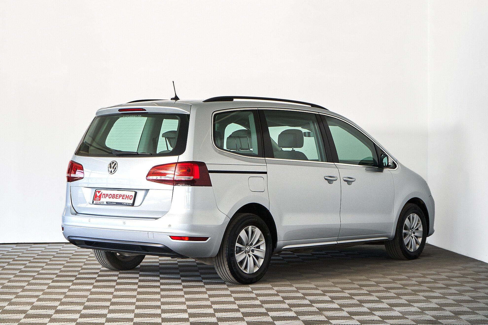 Volkswagen Sharan 2019, серебряный