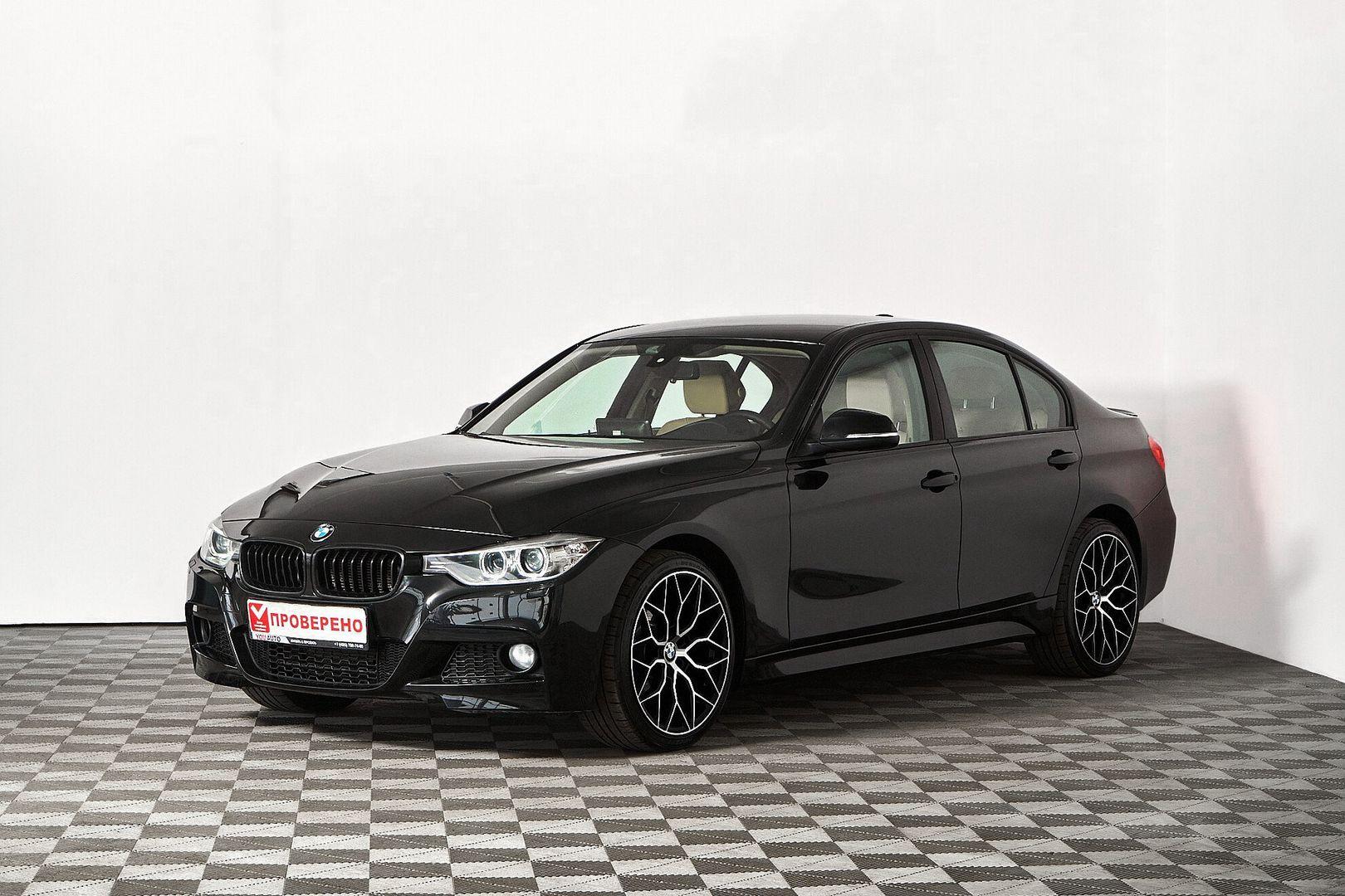 BMW 3 серии 2012, черный