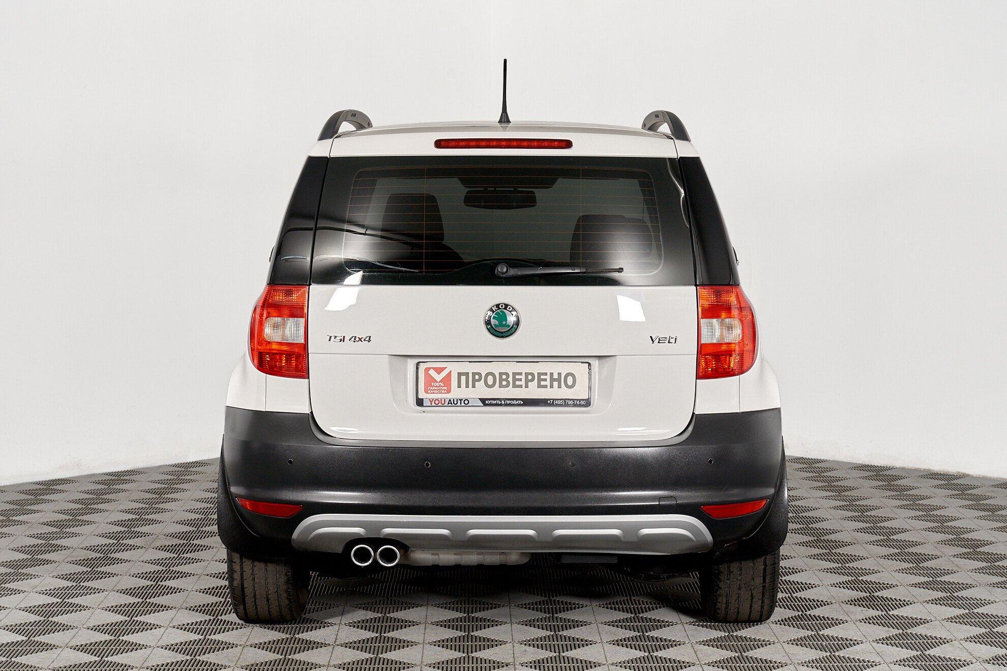 Skoda Yeti 2013, белый