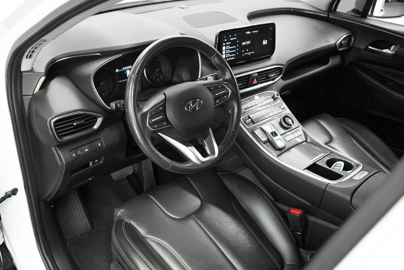 Hyundai Santa Fe 2020, белый