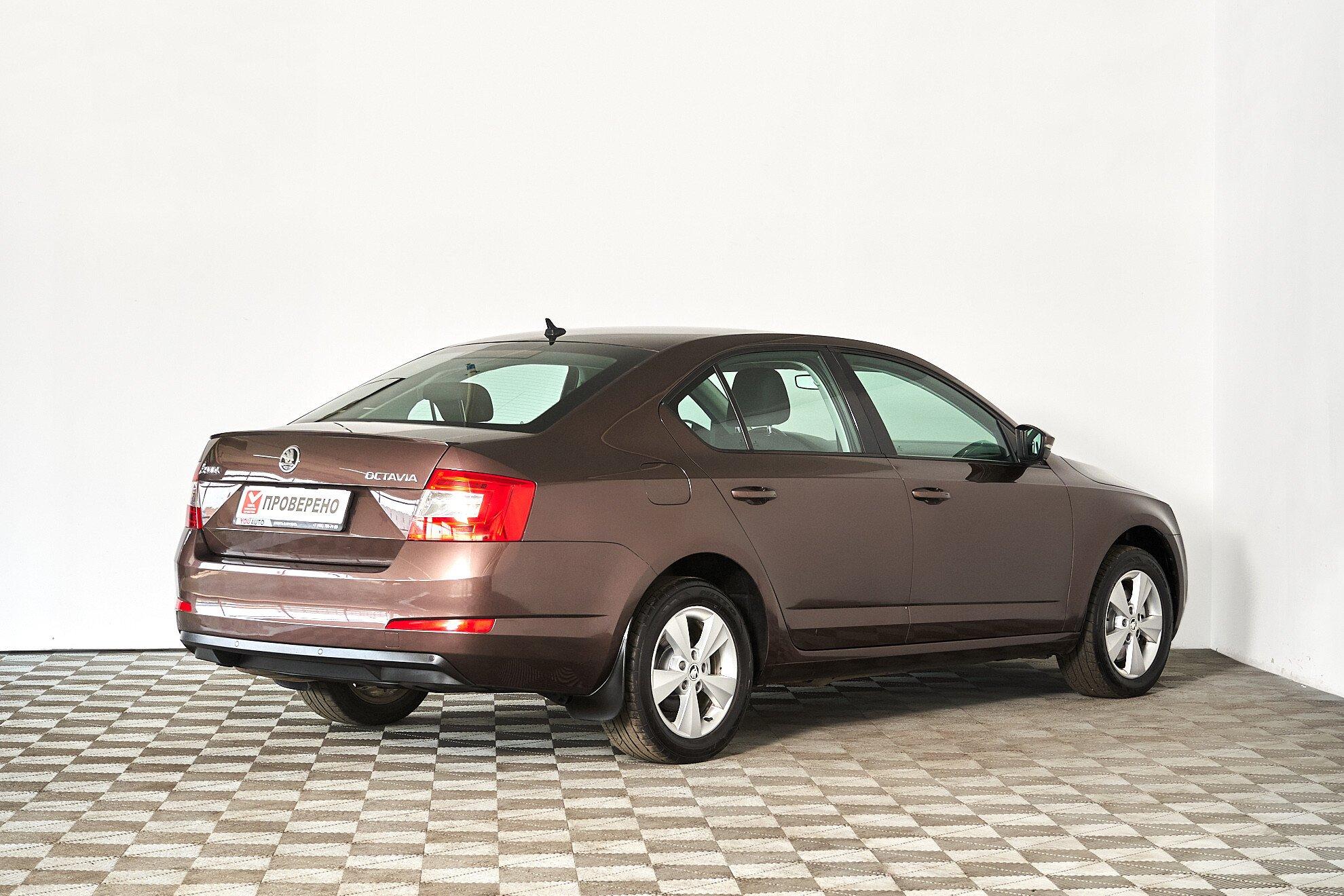 Skoda Octavia 2016, коричневый