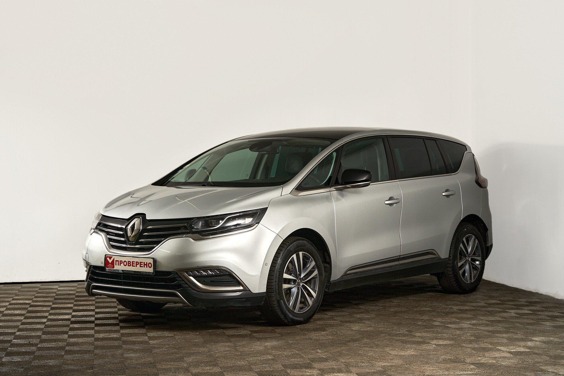 Renault Espace 2018, серебряный