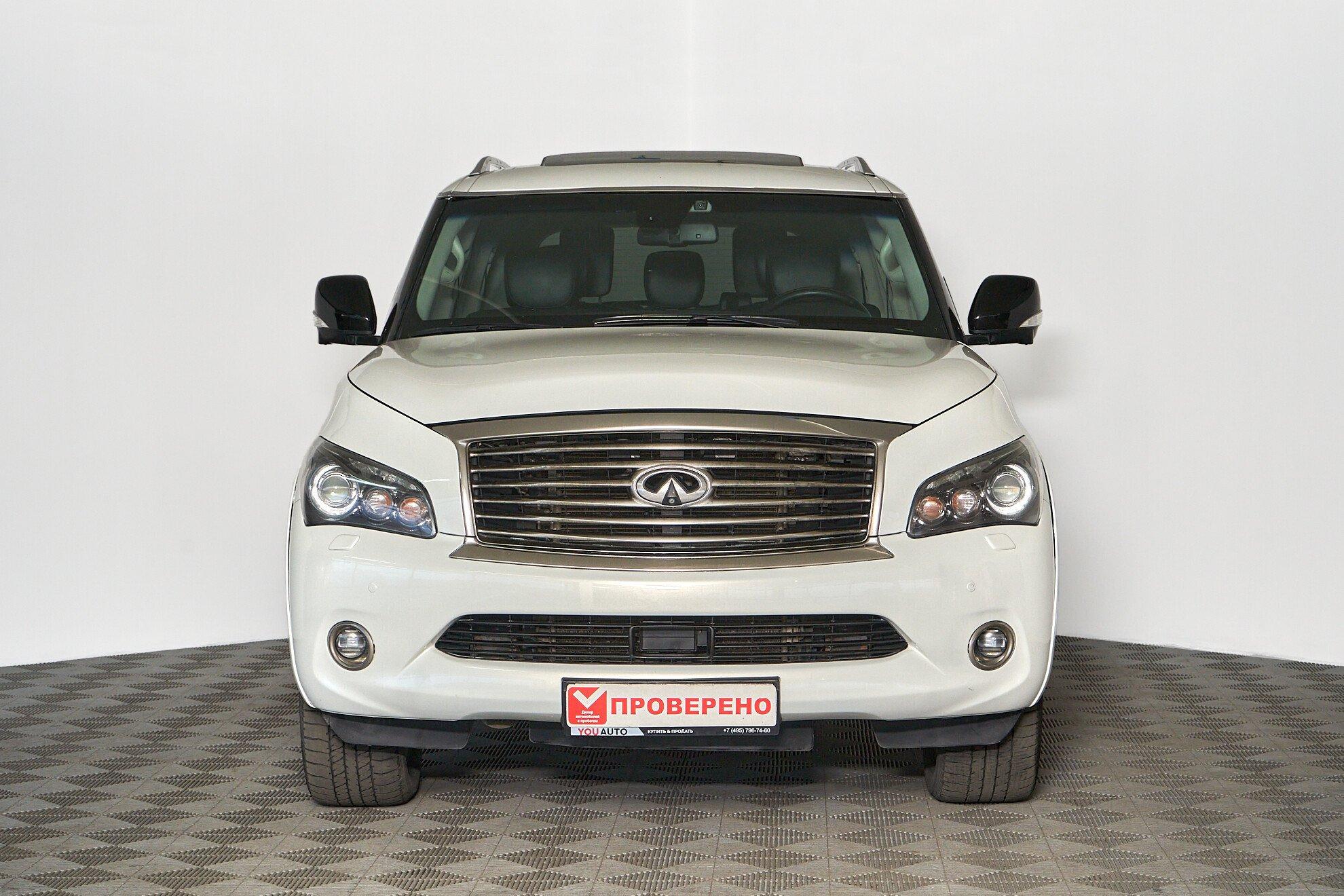 Infiniti QX56 2011, белый