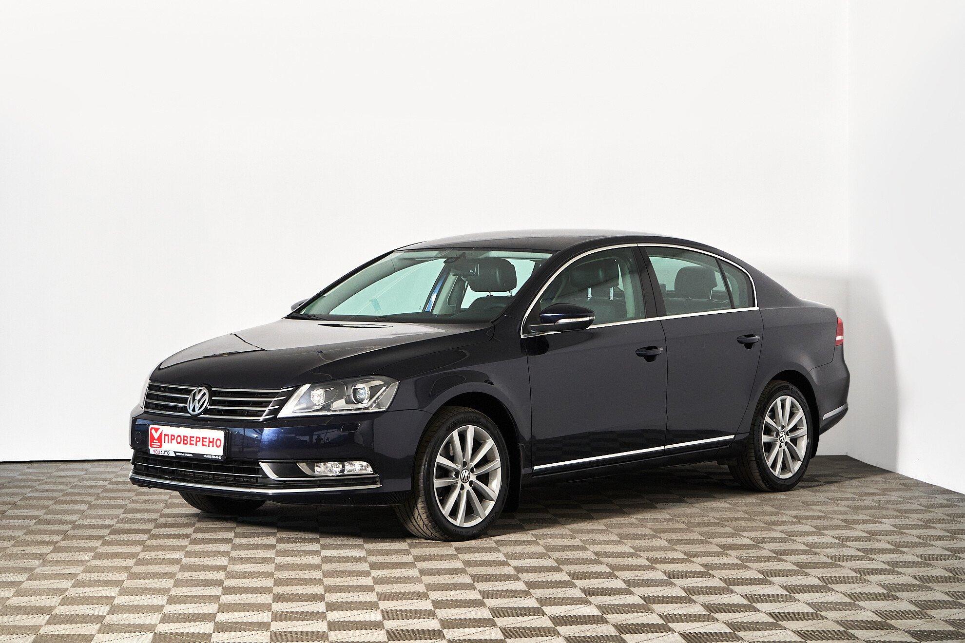 Volkswagen Passat 2012, синий