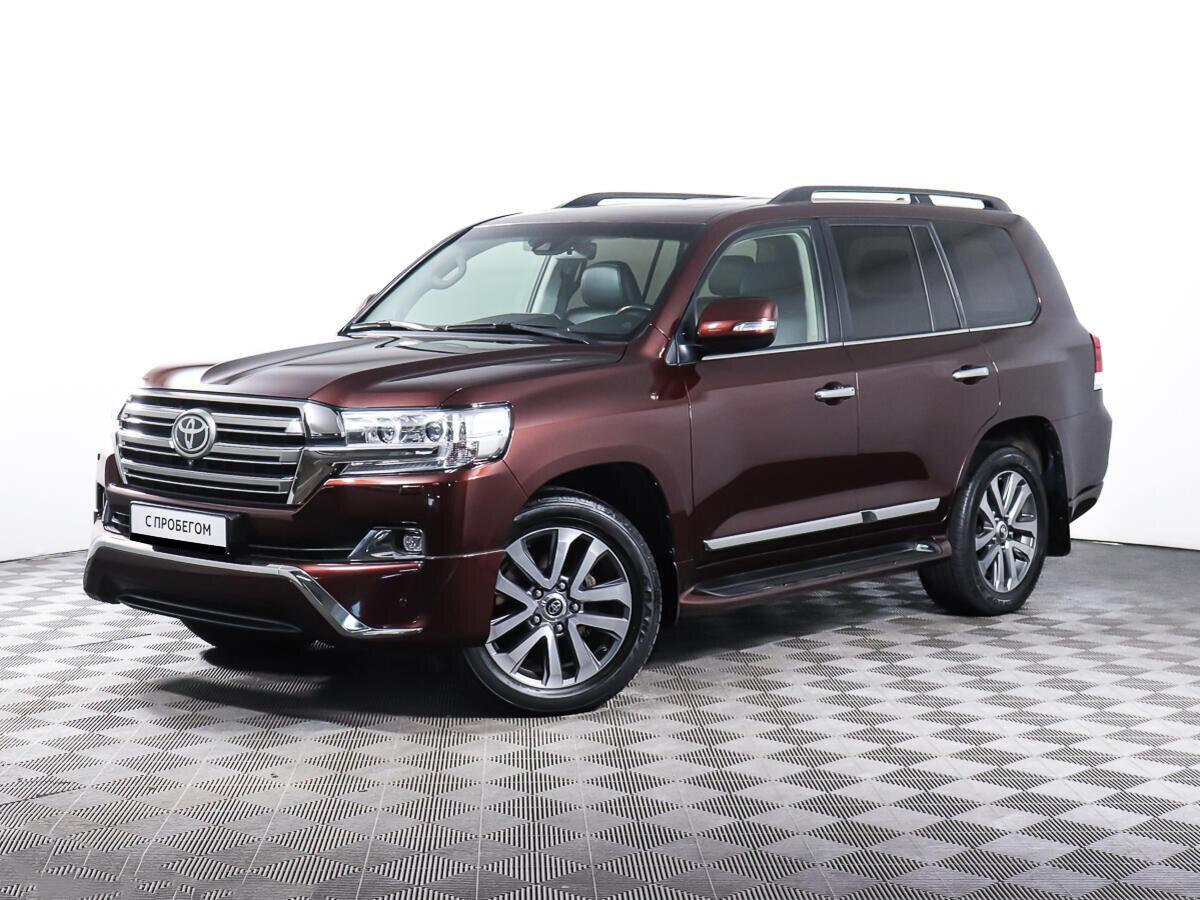 Toyota Land Cruiser 2018, красный
