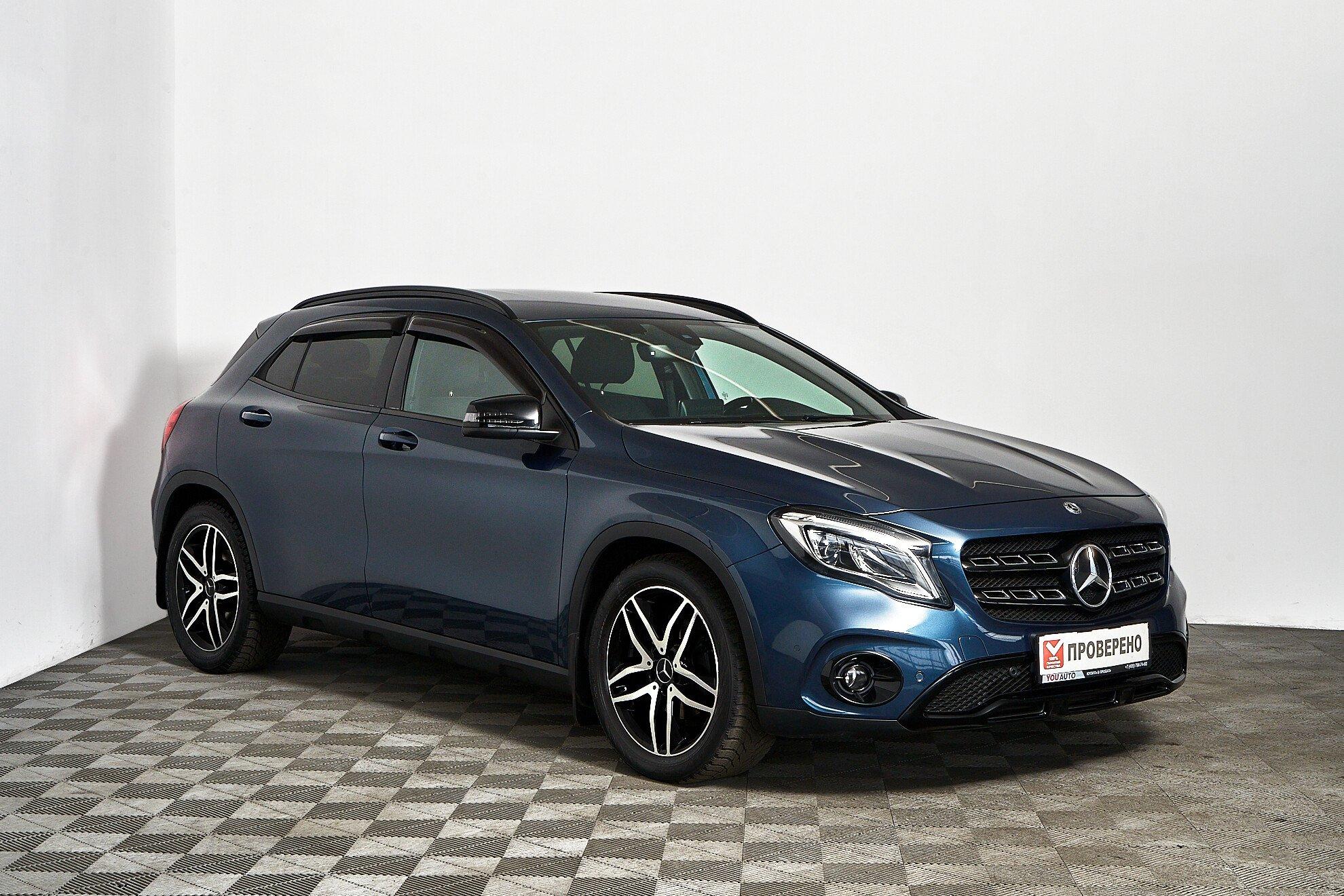 Mercedes-Benz GLA 2019, синий