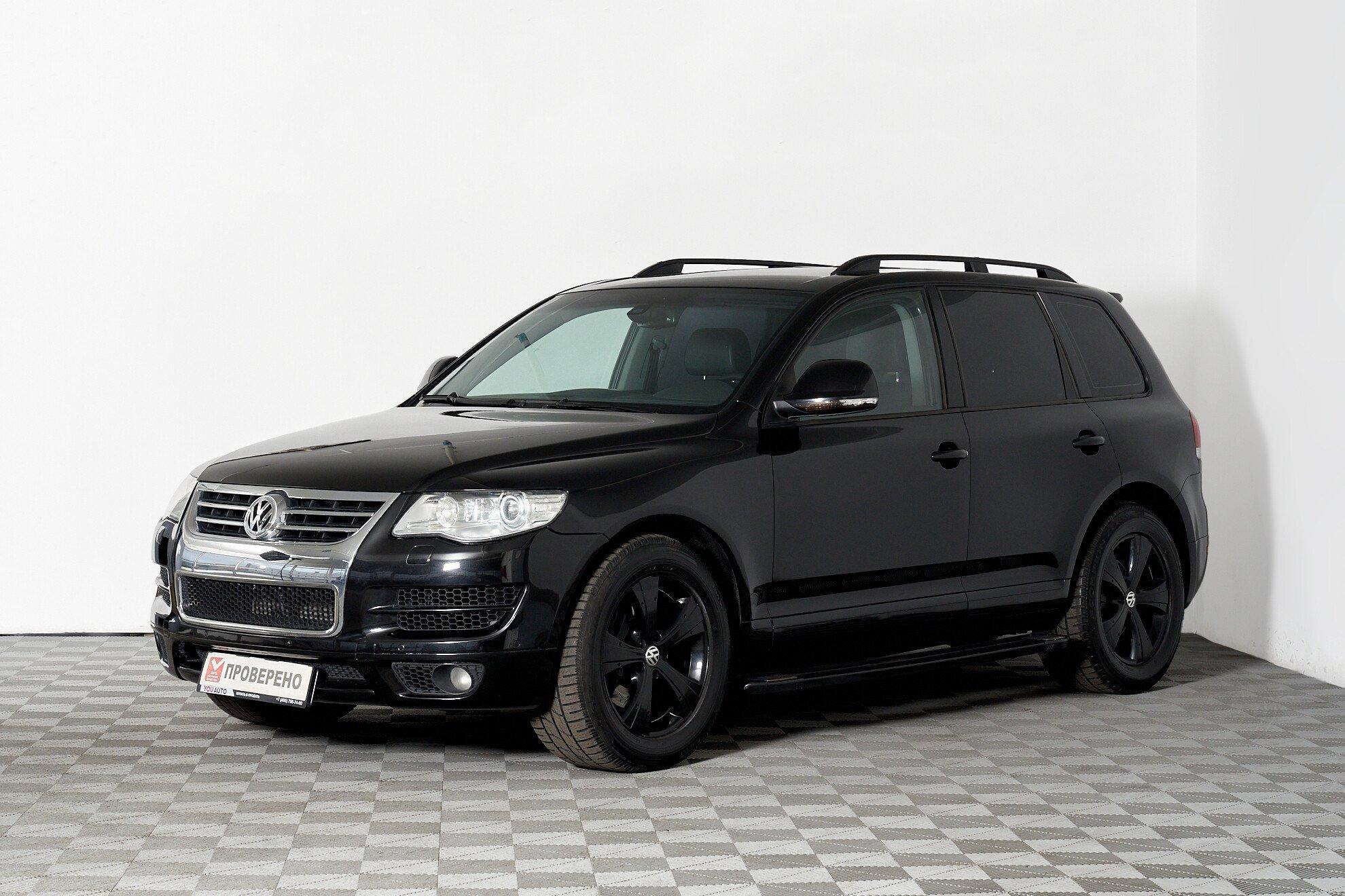 Volkswagen Touareg 2007, черный