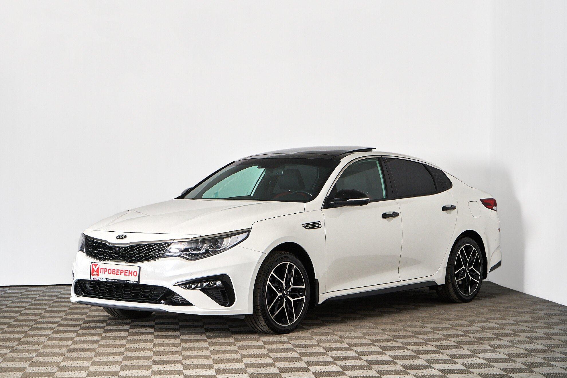 Kia Optima 2018, белый