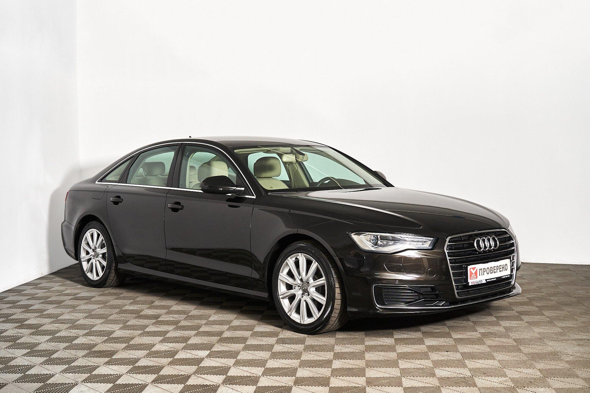 Audi A6 2017, черный