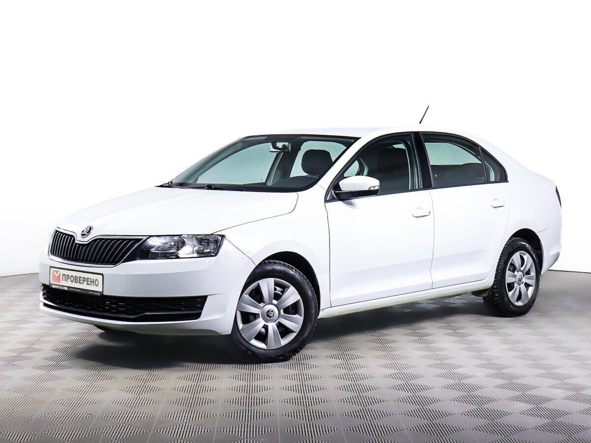 Skoda Rapid 2019, белый