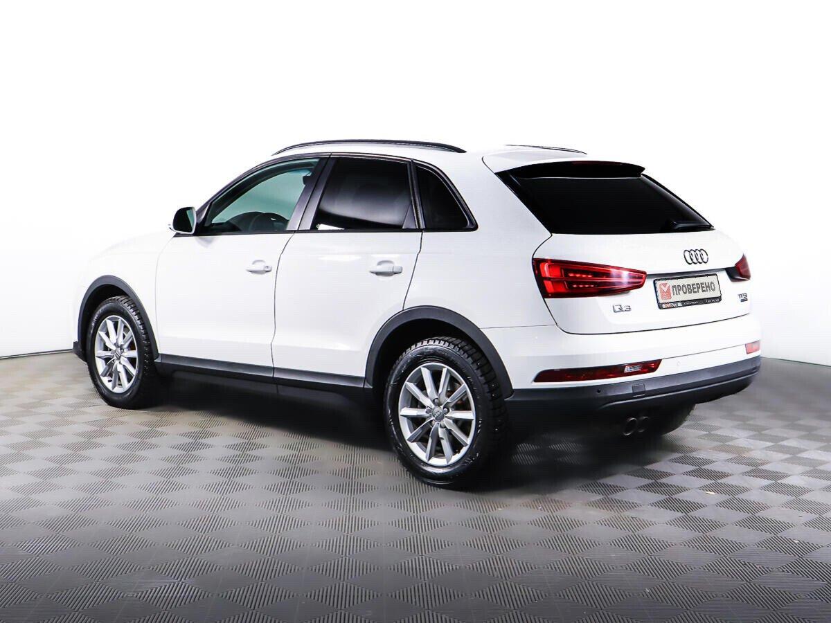 Audi Q3 2017, белый