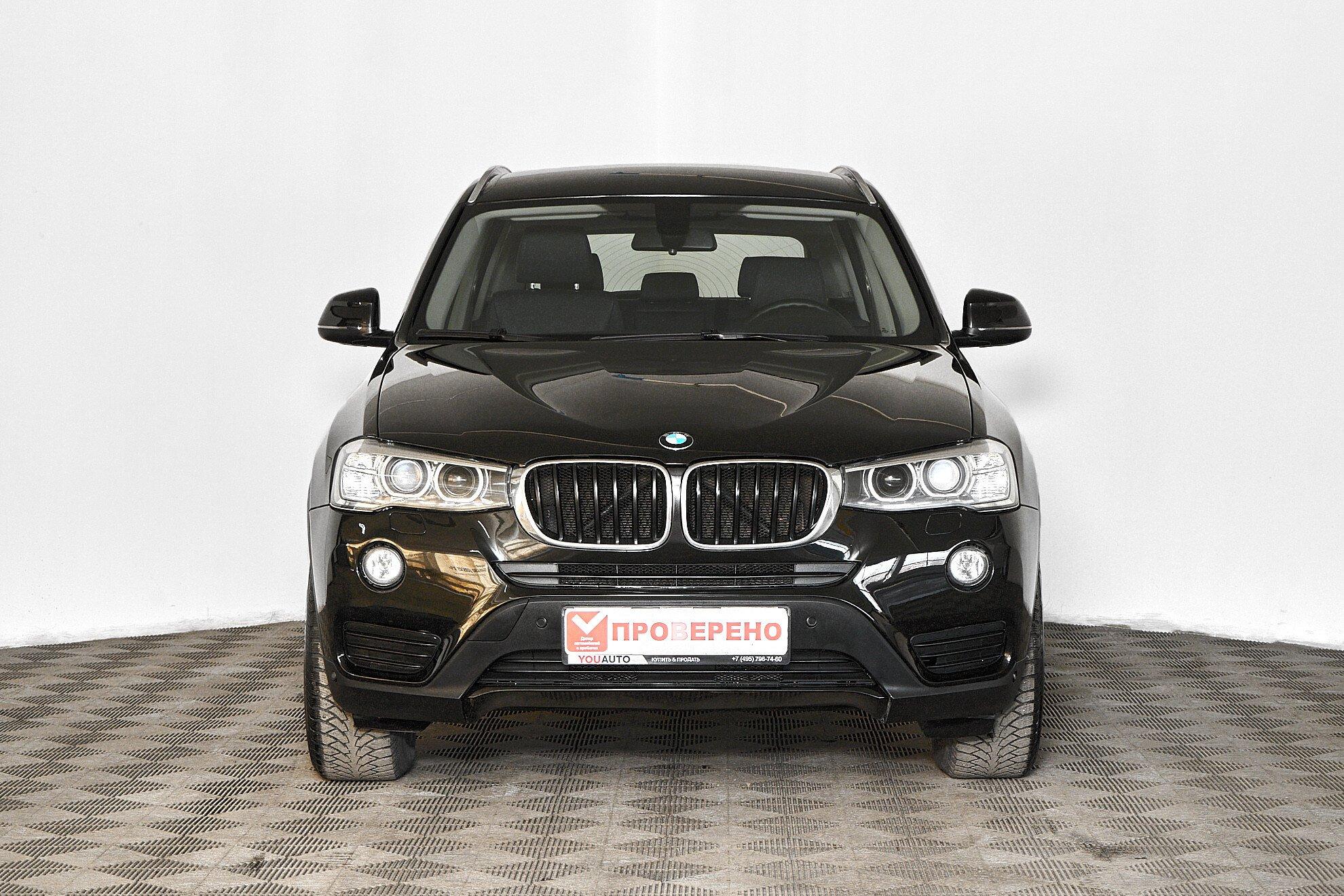 BMW X3 2016, черный