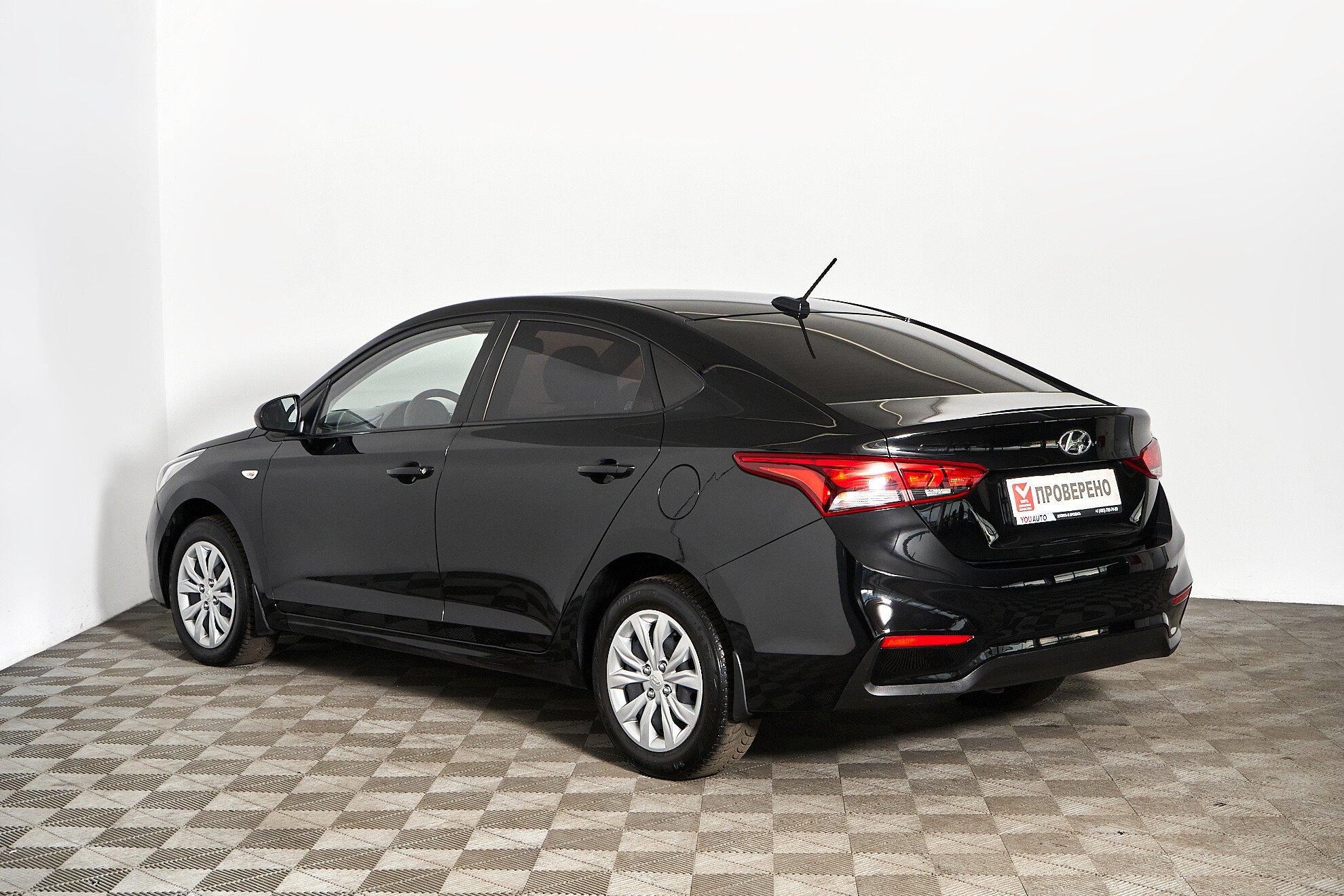 Hyundai Solaris 2020, черный