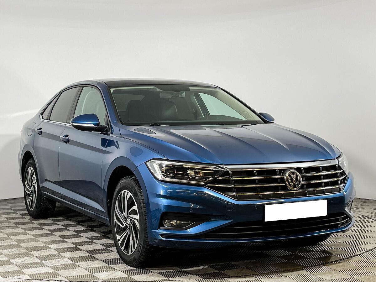 Volkswagen Jetta 2021, синий