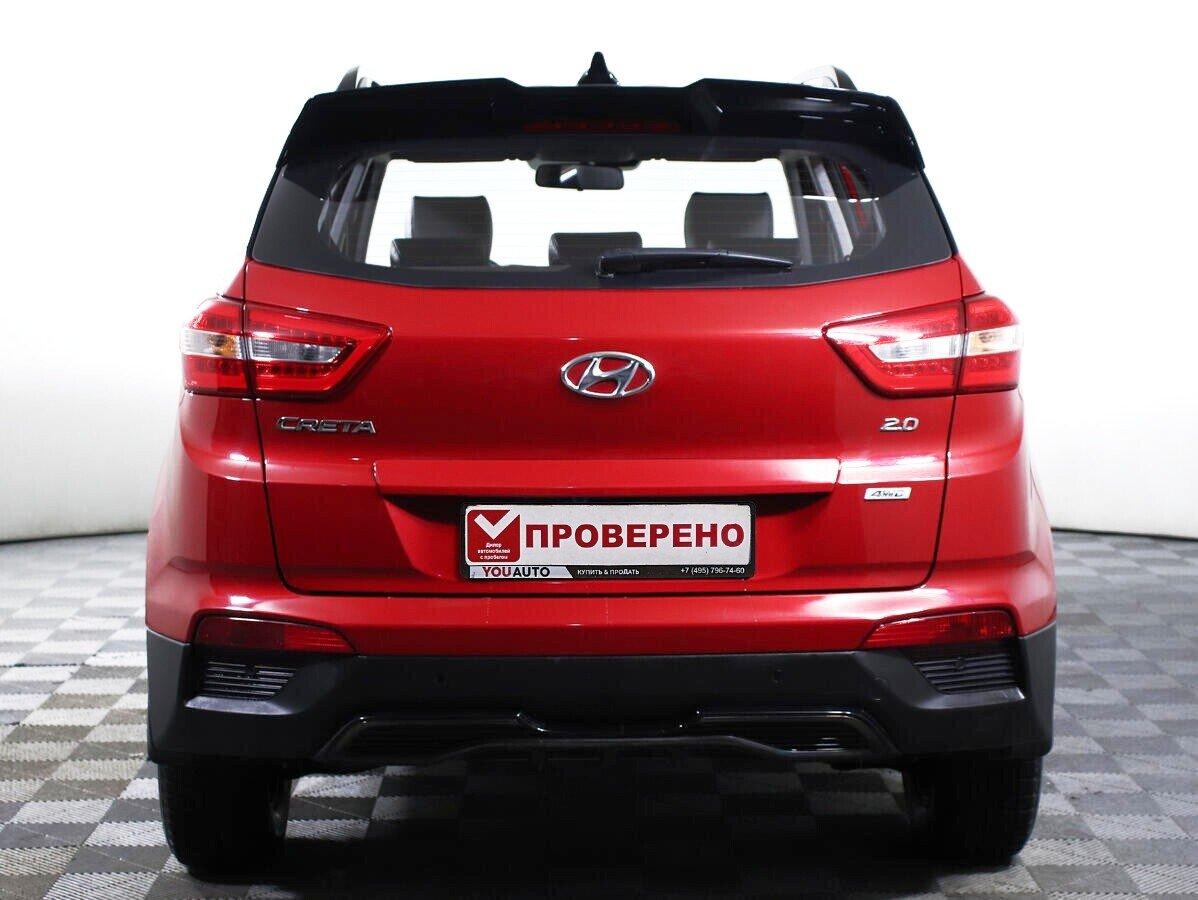 Hyundai Creta 2020, красный