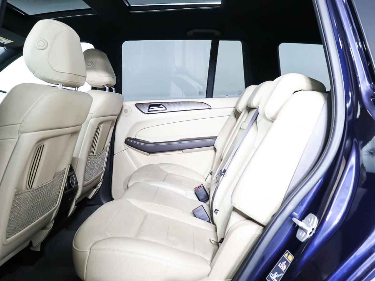 Mercedes-Benz GLS 2016, синий