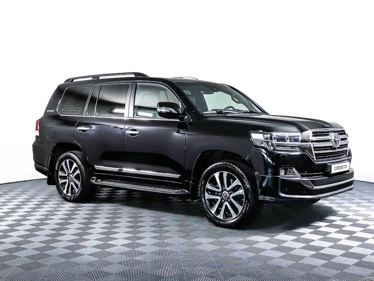 Toyota Land Cruiser 2019, черный