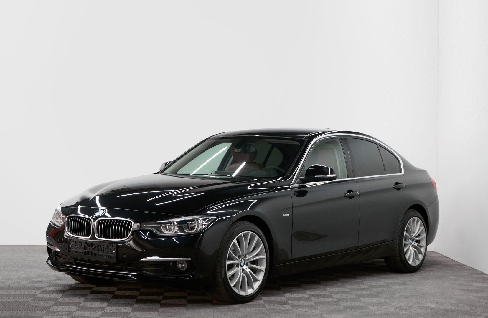 BMW 3 серии 2018, черный