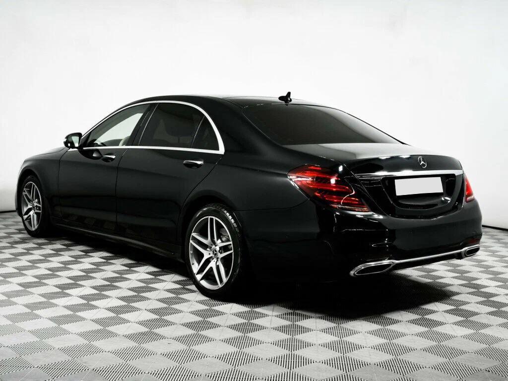 Mercedes-Benz S-Класс 2018, черный