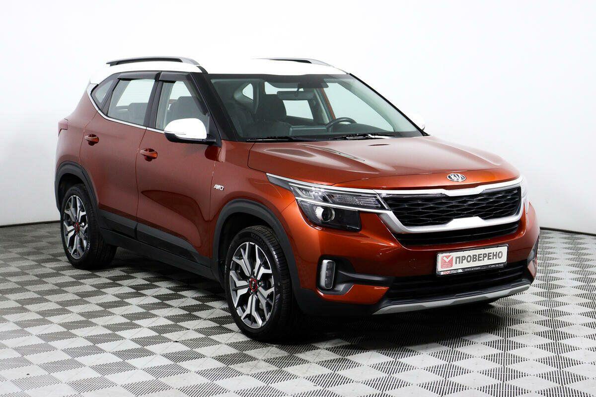 Kia Seltos 2021, оранжевый