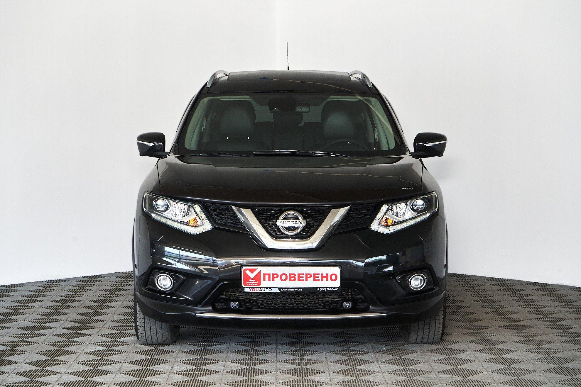 Nissan X-Trail 2017, черный