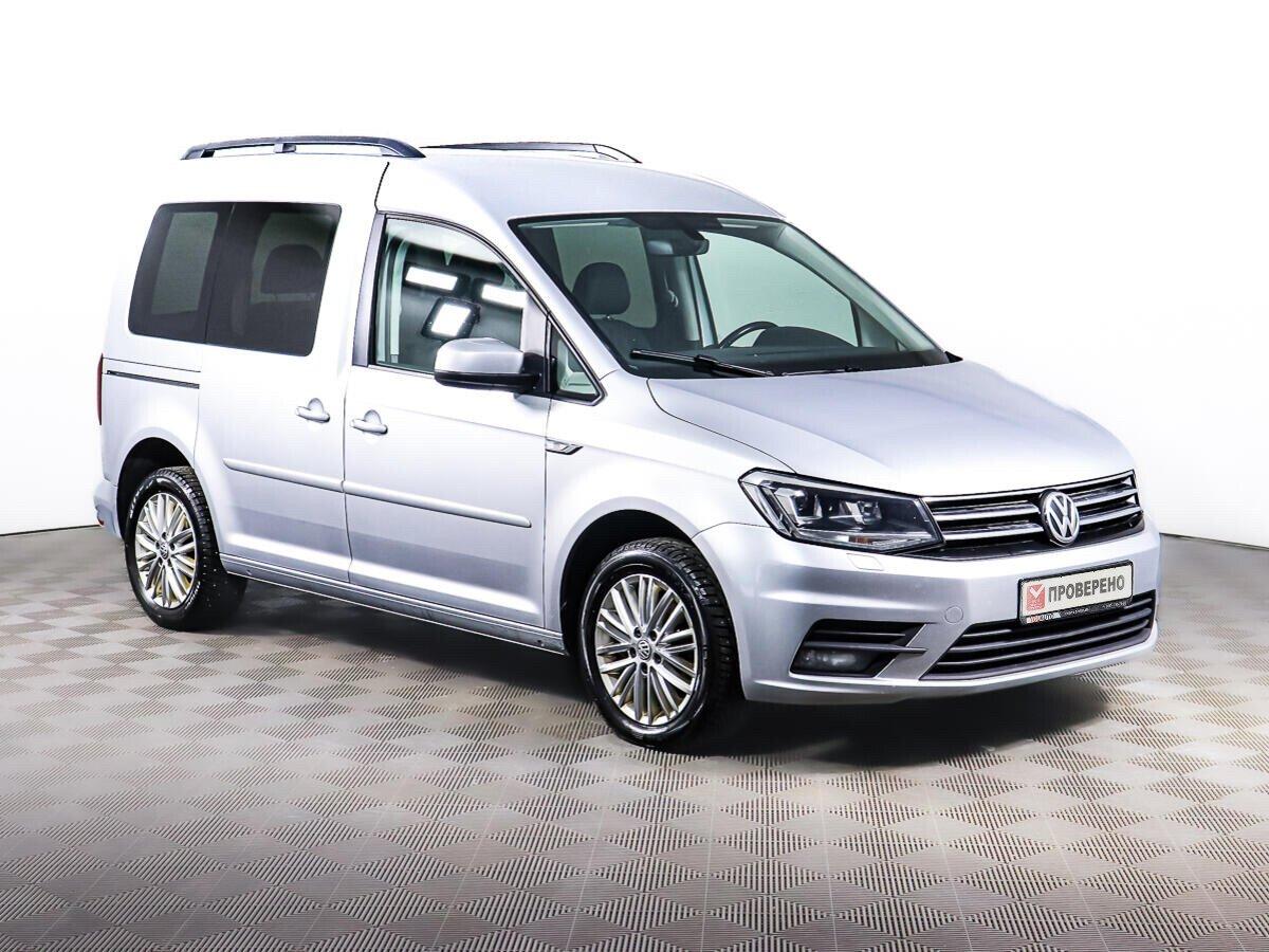 Volkswagen Caddy 2015, серебряный