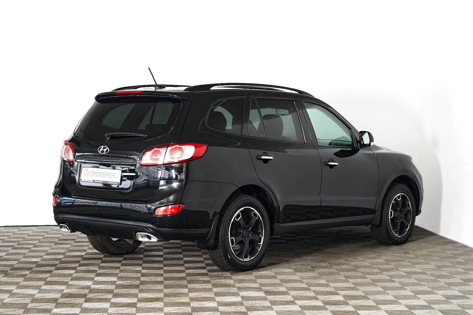 Hyundai Santa Fe 2011, черный