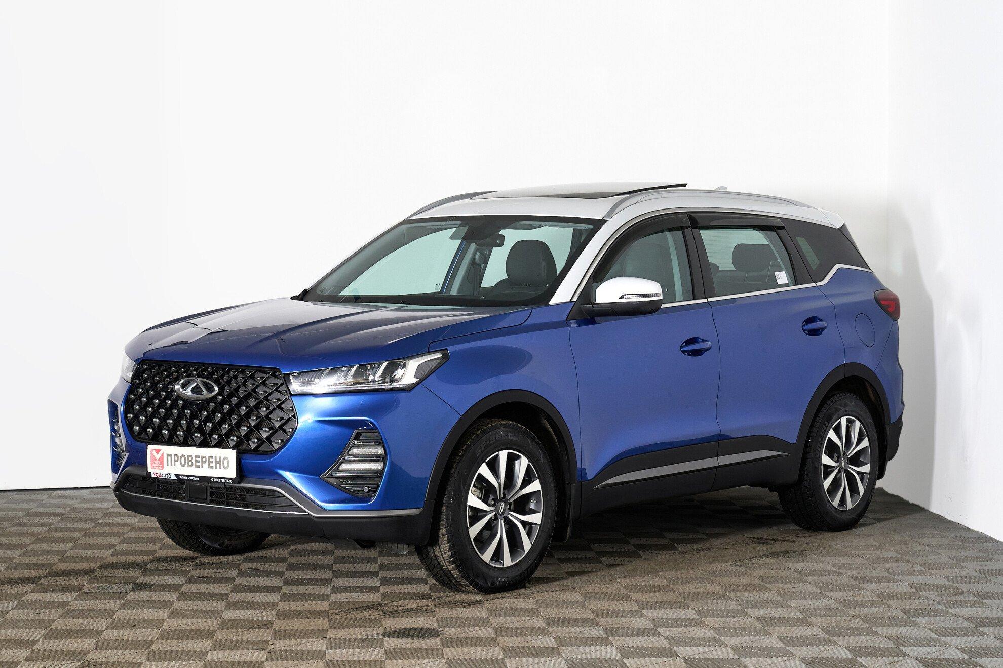 Chery Tiggo 7 Pro 2021, синий