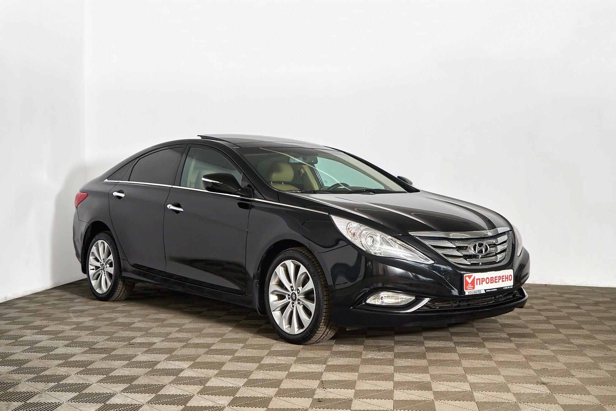Hyundai Sonata 2011, черный