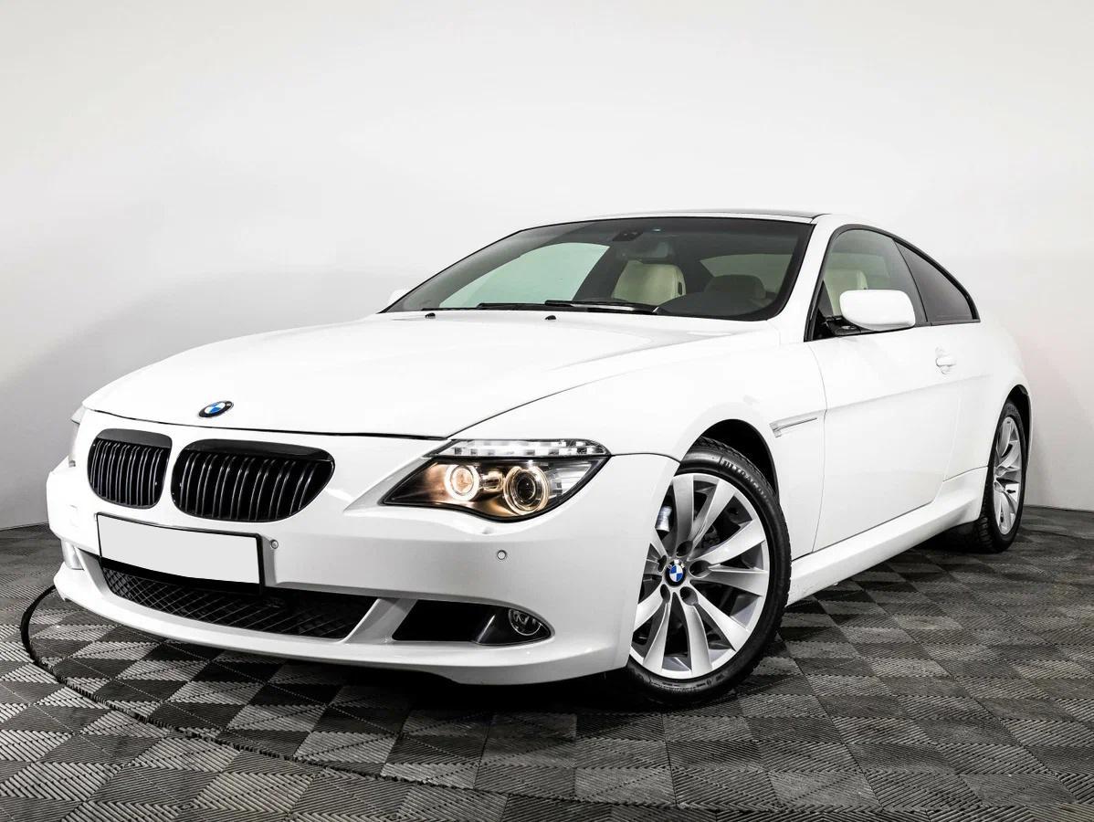 BMW 6 серии 2009, белый