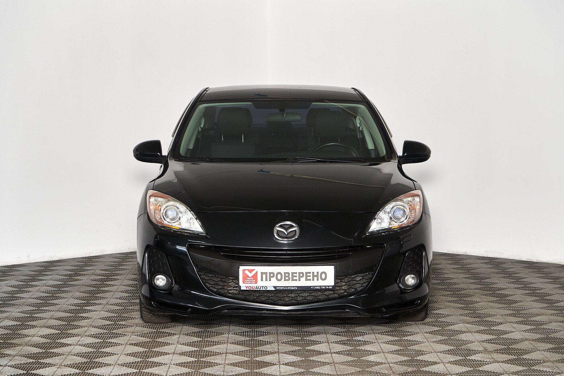 Mazda 3 2013, черный