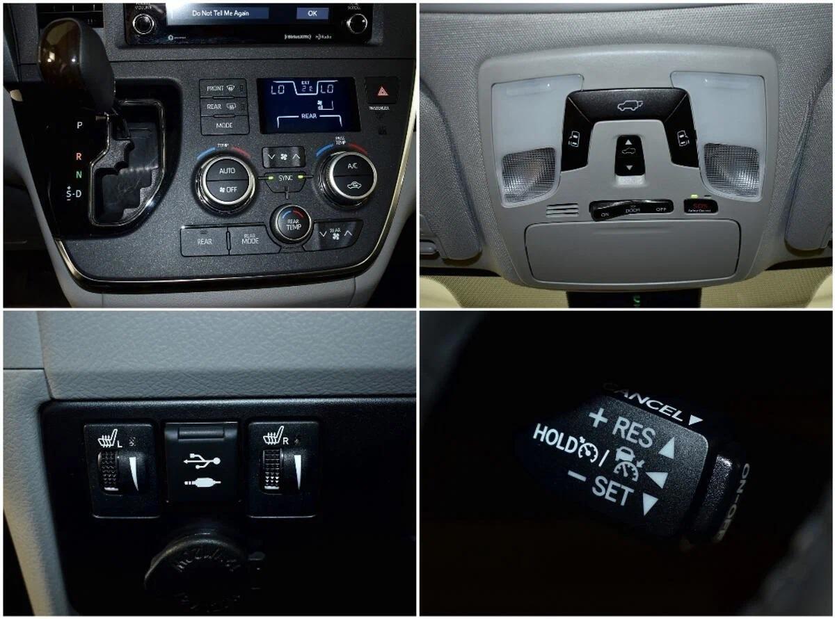 Toyota Sienna 2018, белый