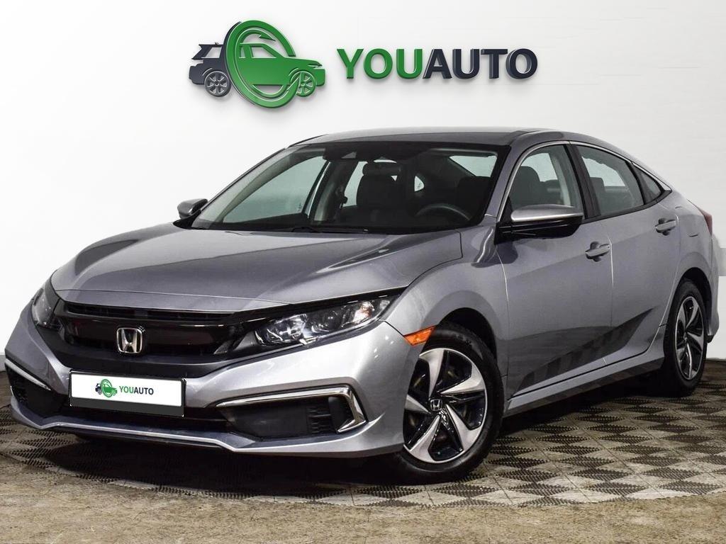 Honda Civic 2018, серебряный