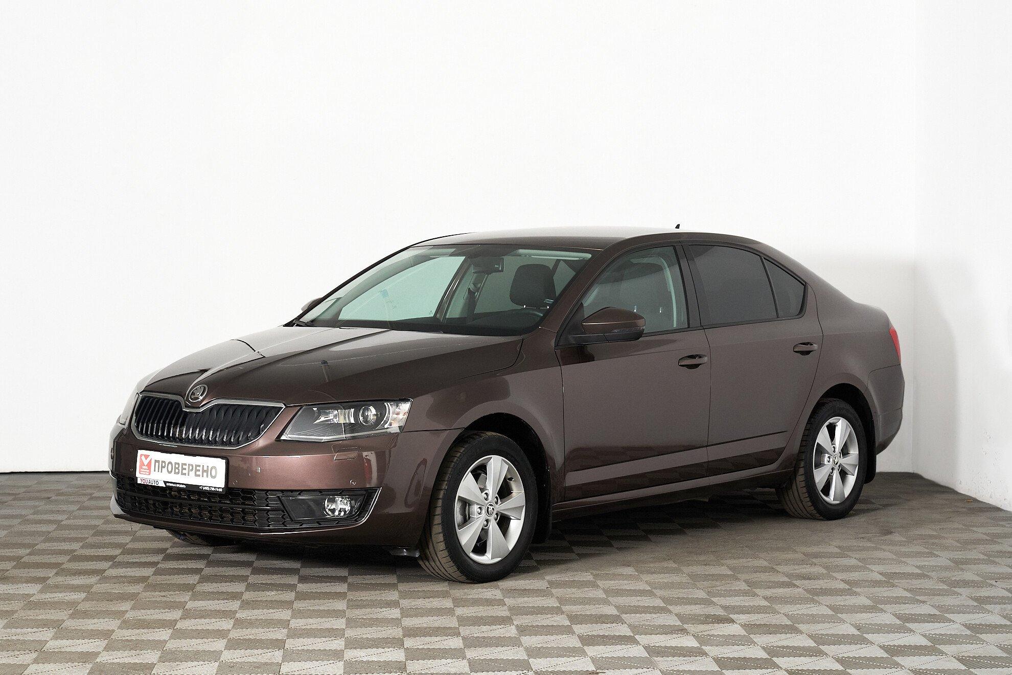 Skoda Octavia 2016, коричневый