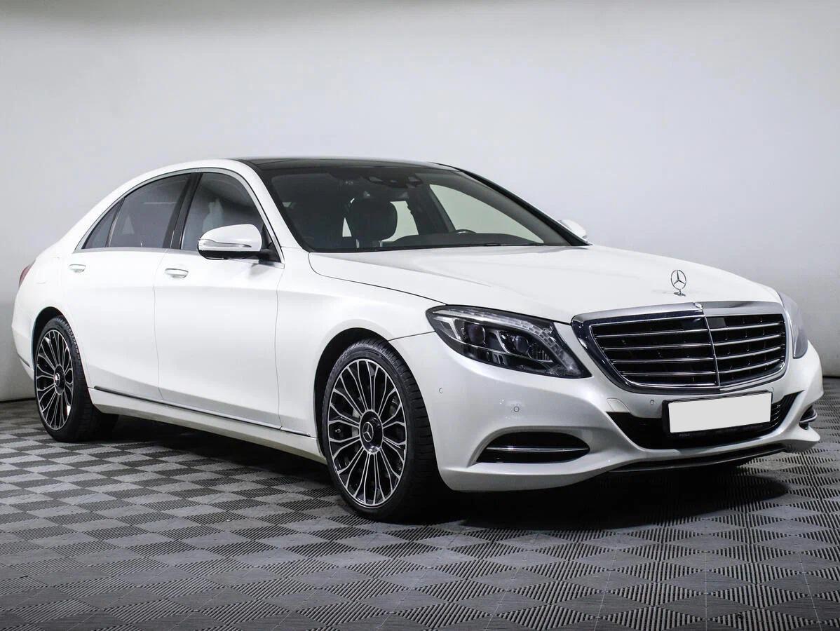 Mercedes-Benz S-Класс 2015, белый