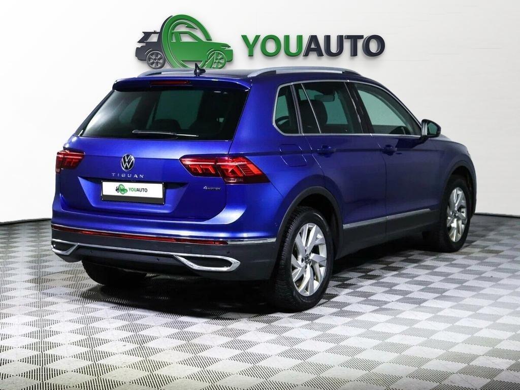 Volkswagen Tiguan 2021, синий