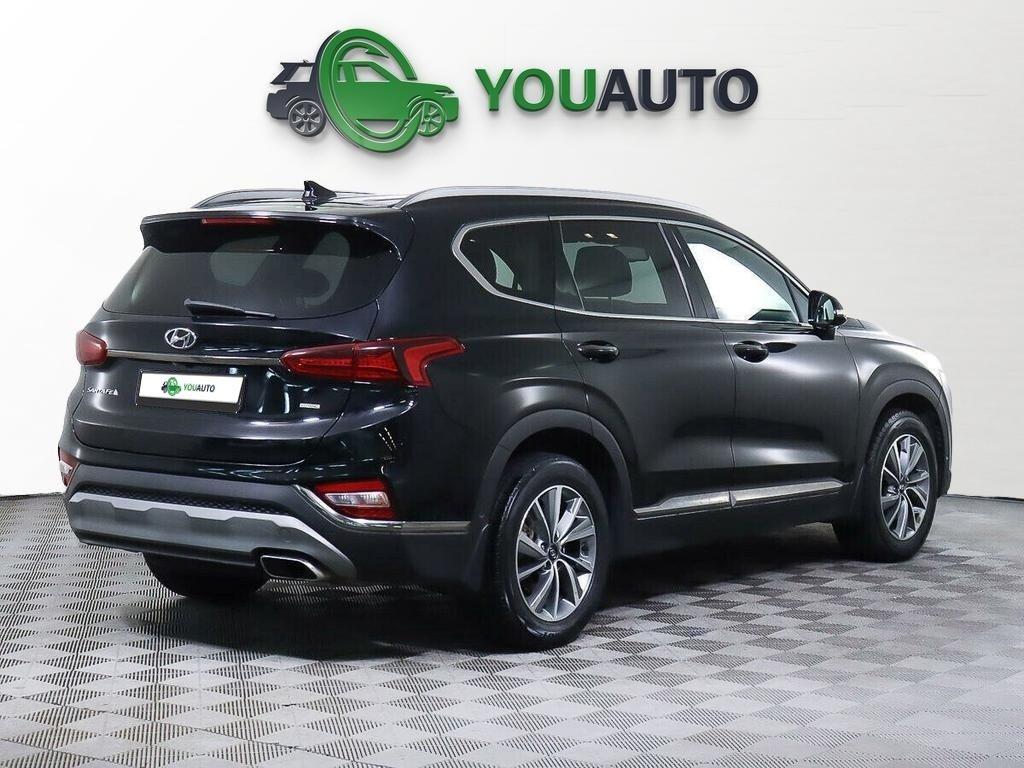 Hyundai Santa Fe 2020, черный