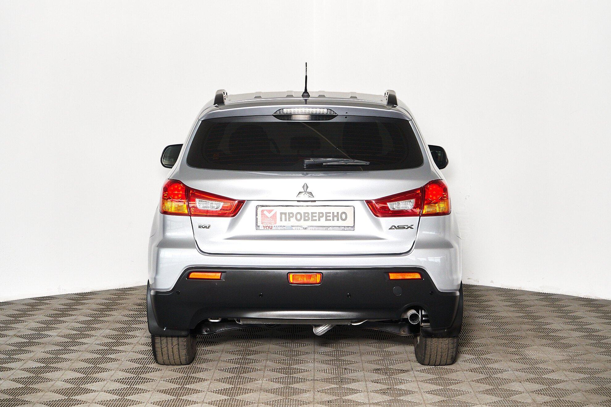 Mitsubishi ASX 2012, серебряный