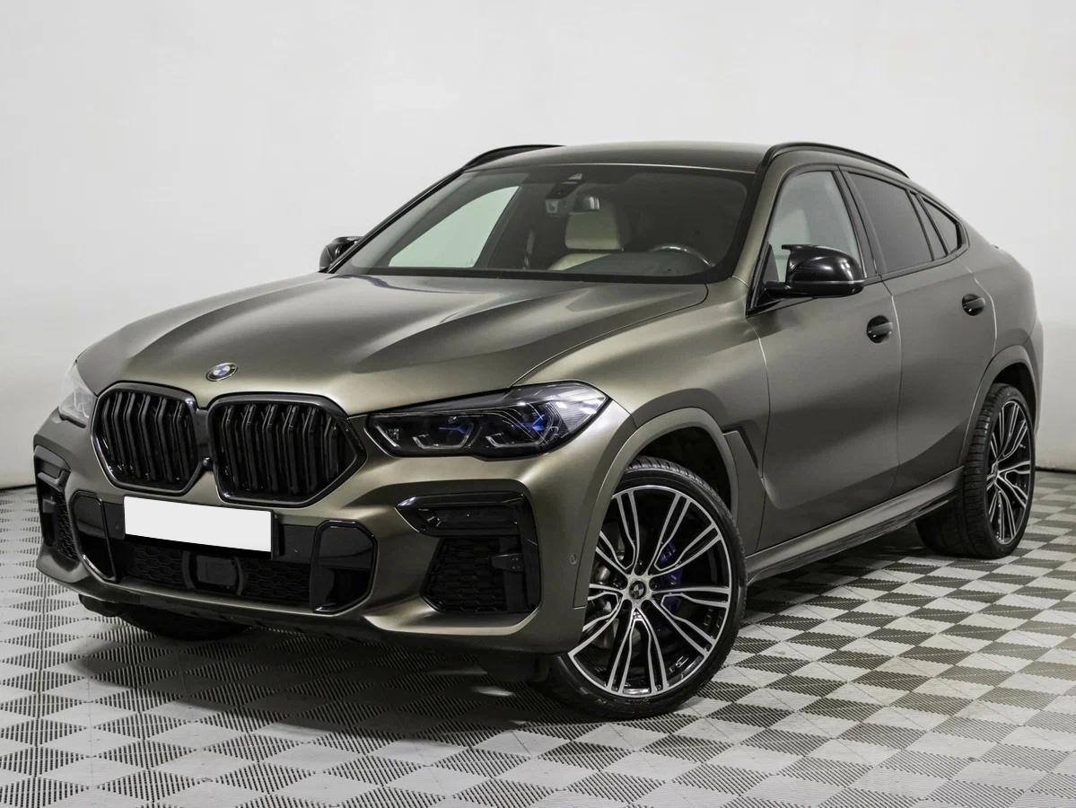 BMW X6 2020, зеленый