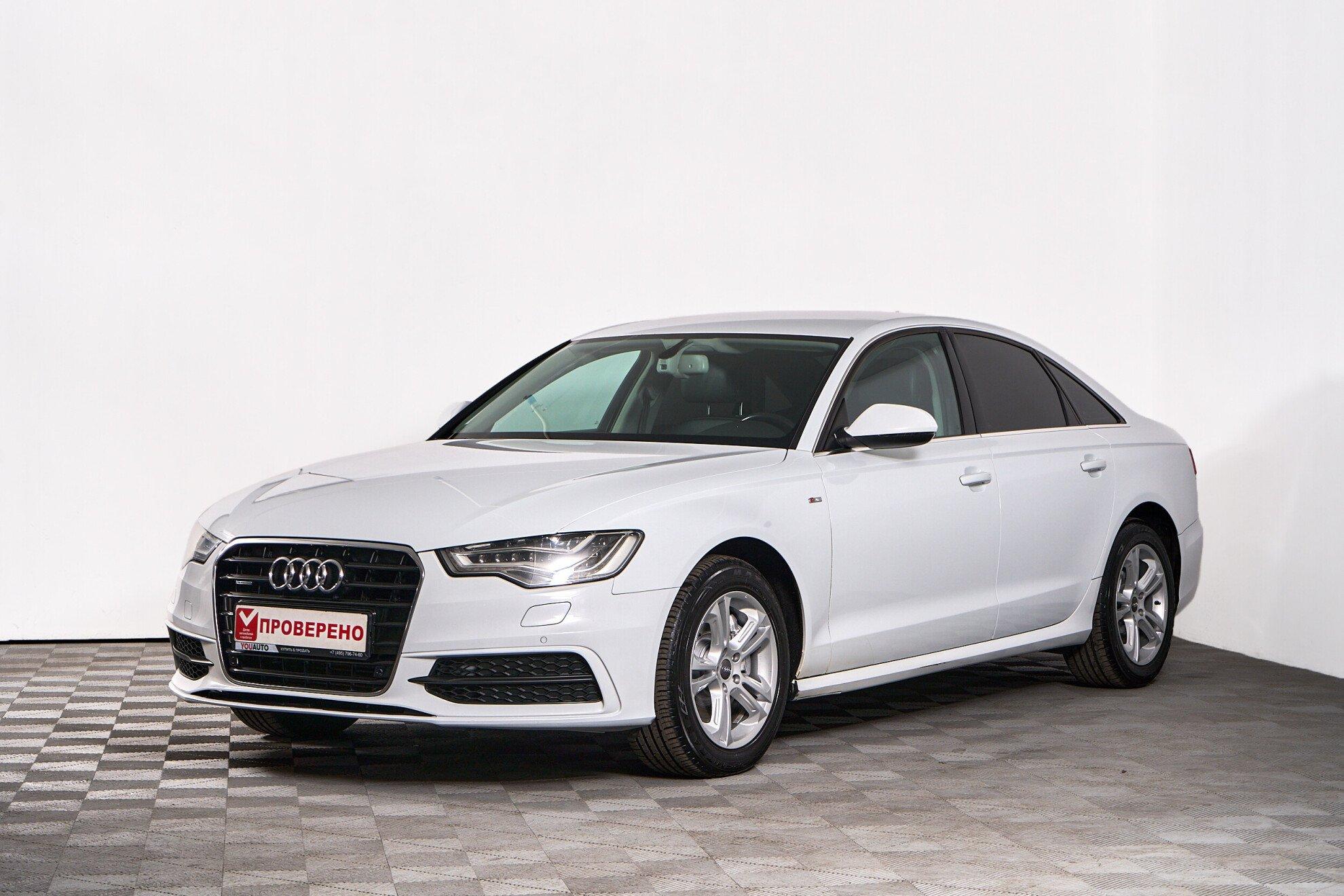 Audi A6 2012, белый