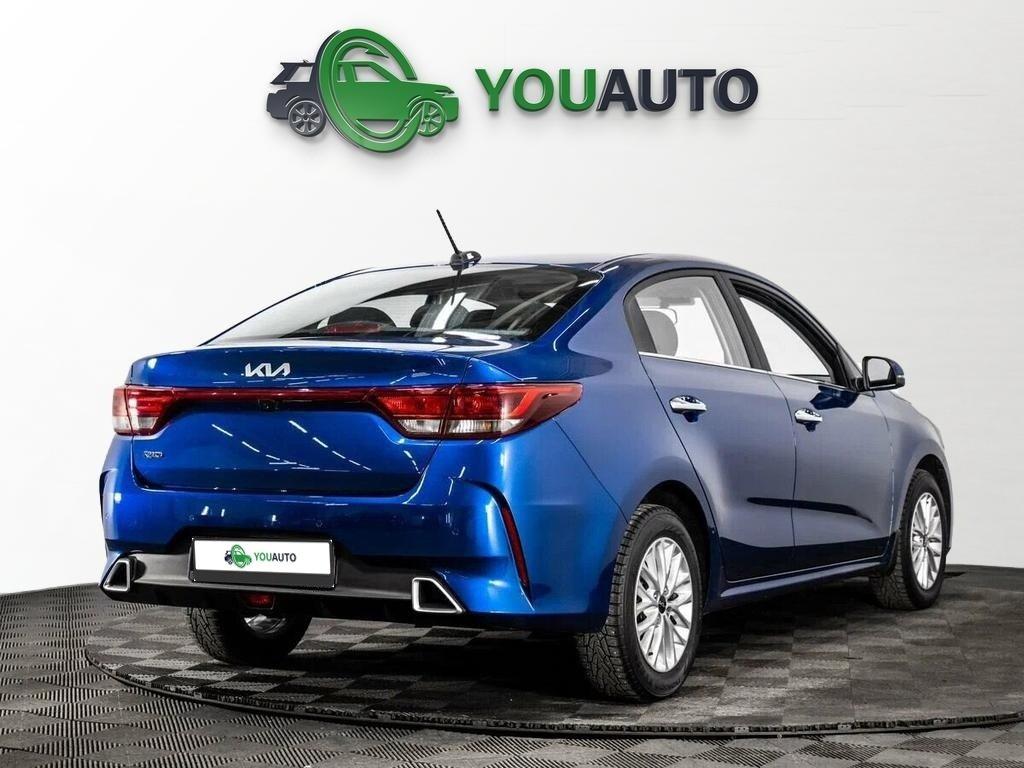 Kia Rio 2021, синий